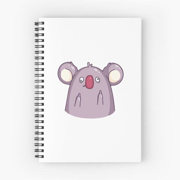 Item preview, Fuck you Koala middle finger hands emoji designed and sold by bolkibox.