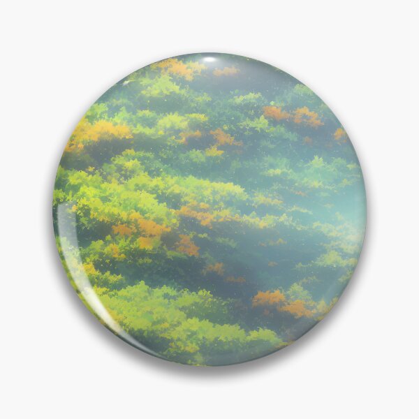 Item preview, A landscape of a Exquisite valley in the style of anime background with a tetradic color palette designed and sold by Art-of-AI.