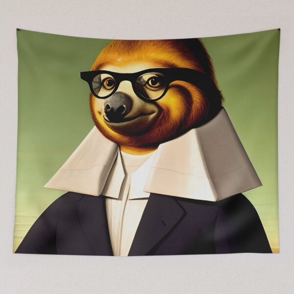 Item preview, Anthropomorphic Aristocratic Sloth designed and sold by skillunused.