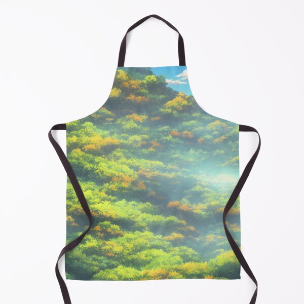 Item preview, A landscape of a Exquisite valley in the style of anime background with a tetradic color palette designed and sold by Art-of-AI.