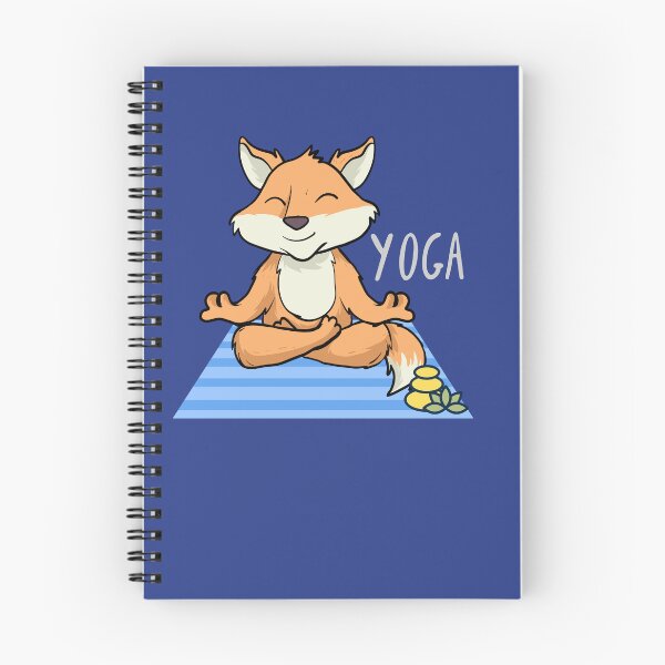 Item preview, Happy Fox Yoga Design for wild animal lovers and yoga lovers you know. designed and sold by tranquilbeach.