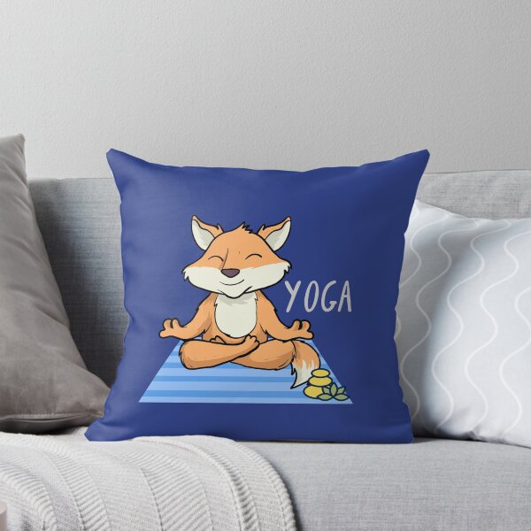 Item preview, Happy Fox Yoga Design for wild animal lovers and yoga lovers you know. designed and sold by tranquilbeach.