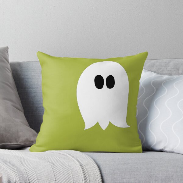Item preview, Cute ghost cartoon in a green frame designed and sold by AngelDawnDesign.