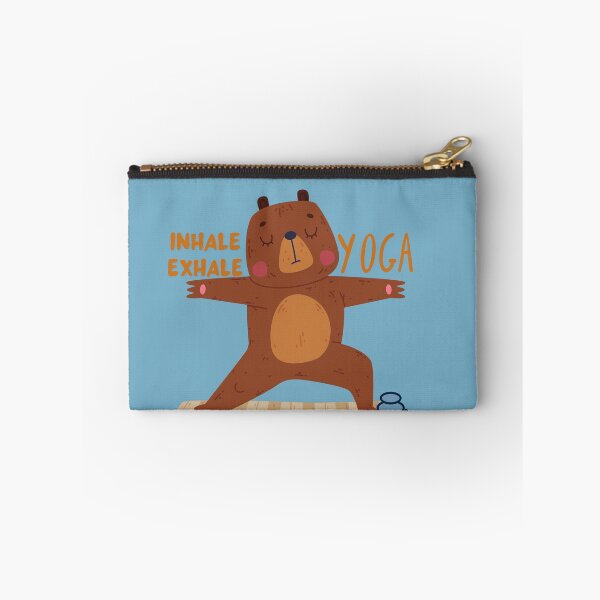 Item preview, Yoga Bear Inhale Exhale Warrior II Yoga Design  designed and sold by tranquilbeach.