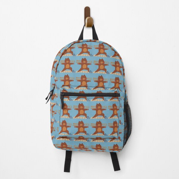 Item preview, Yoga Bear Inhale Exhale Warrior II Yoga Design designed and sold by tranquilbeach.