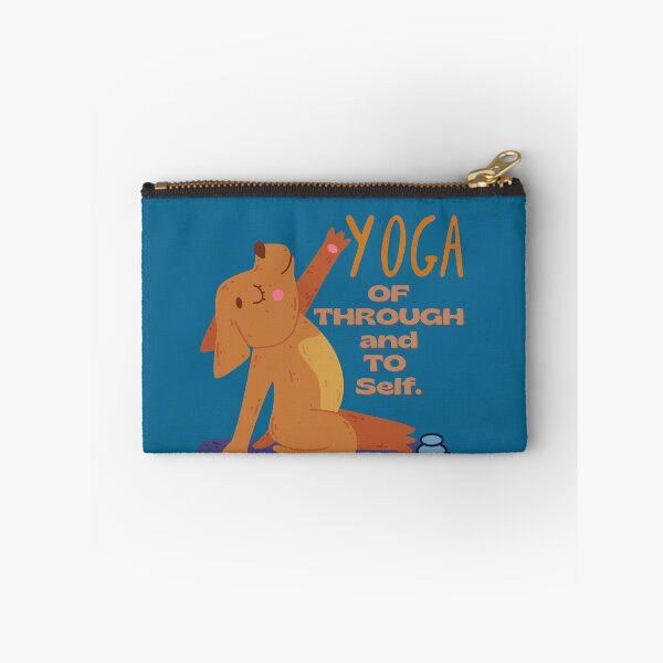 Item preview, Yoga Of Through and To Self Yoga Design for dogs lovers and yoga lovers in your life.  designed and sold by tranquilbeach.