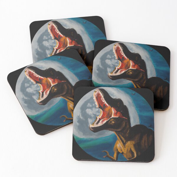 Item preview, Dino roaring at the Moon designed and sold by AbsoluteA.