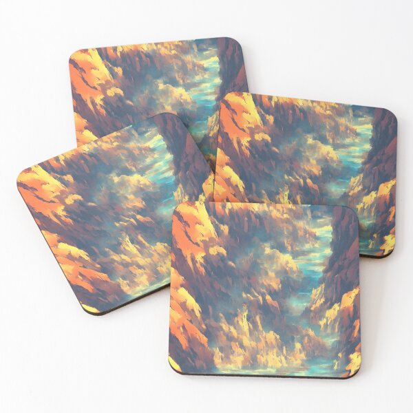 Item preview, Anime Ravine Biome Aesthetic  designed and sold by Art-of-AI.