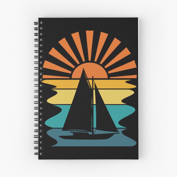 Item preview, Sailboat Ocean Retro Sunset designed and sold by PeachesMommy.