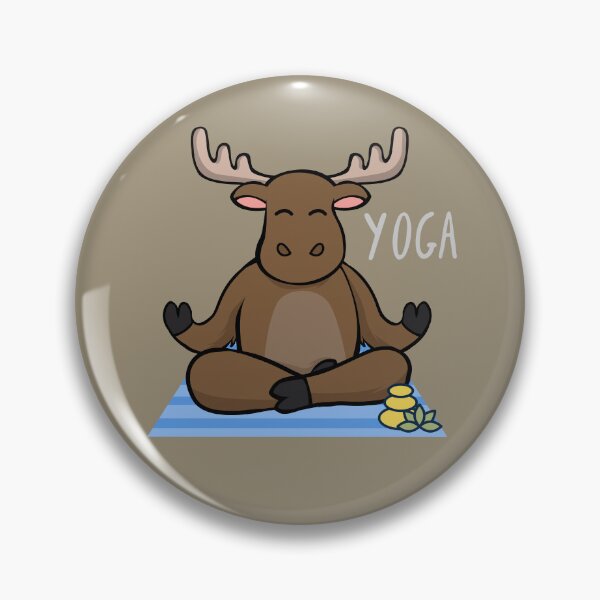 Item preview, Moose Yoga Pose for the Moose lovers and yoga lovers you know designed and sold by tranquilbeach.
