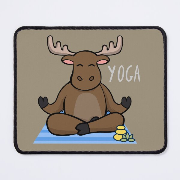 Item preview, Moose Yoga Pose for the Moose lovers and yoga lovers you know designed and sold by tranquilbeach.