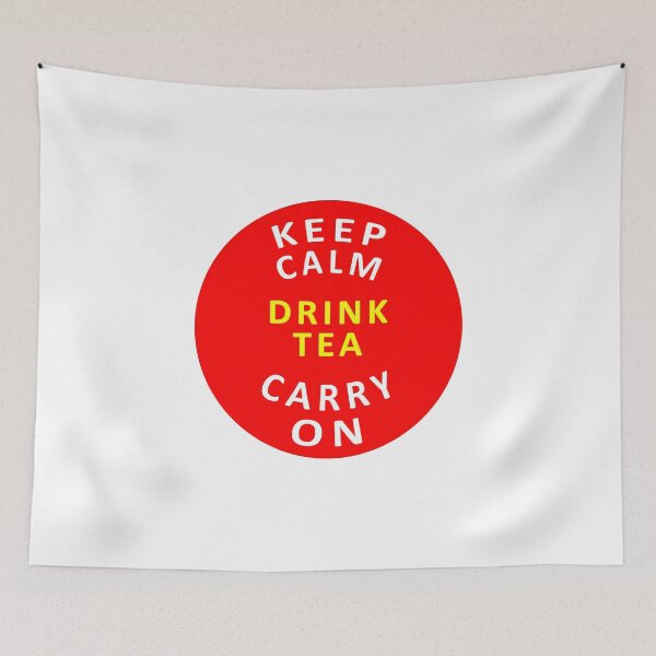 Item preview, Keep Calm - Carry On - Drink Tea designed and sold by Ars-flos-est.