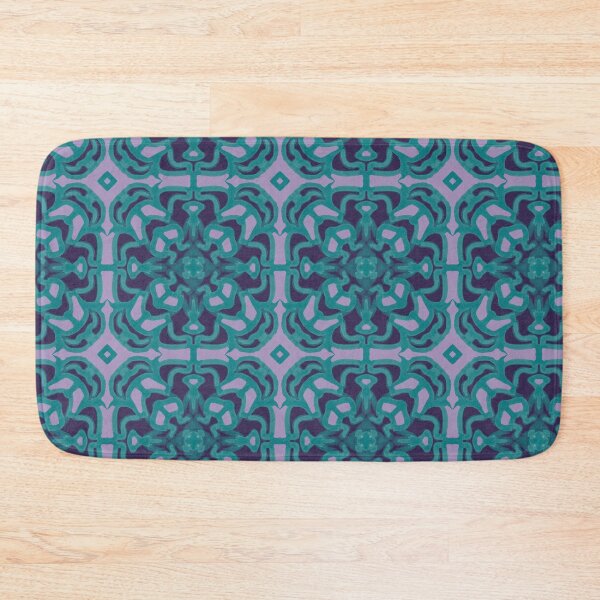 Item preview, Purple Blue Moroccan Tile Design designed and sold by Alwayscreateart.