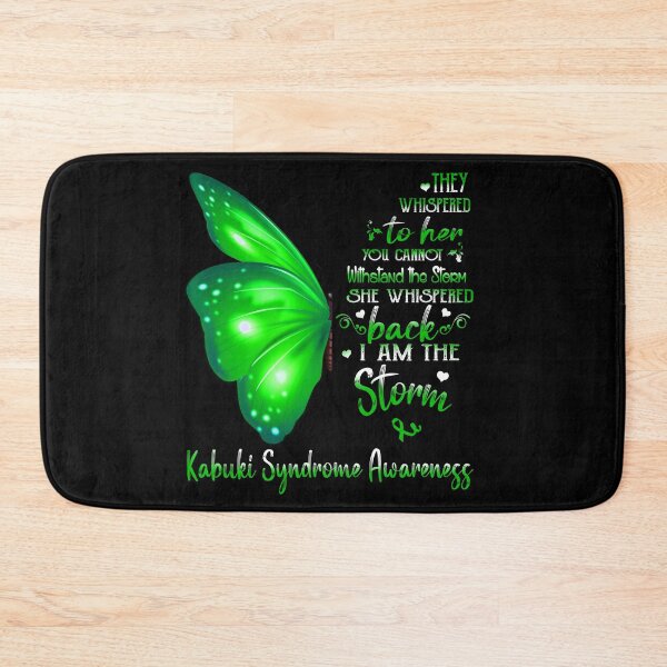 Item preview, She Whispered Back I Am The Storm Kabuki Syndrome Awareness Butterfly designed and sold by frechettee.