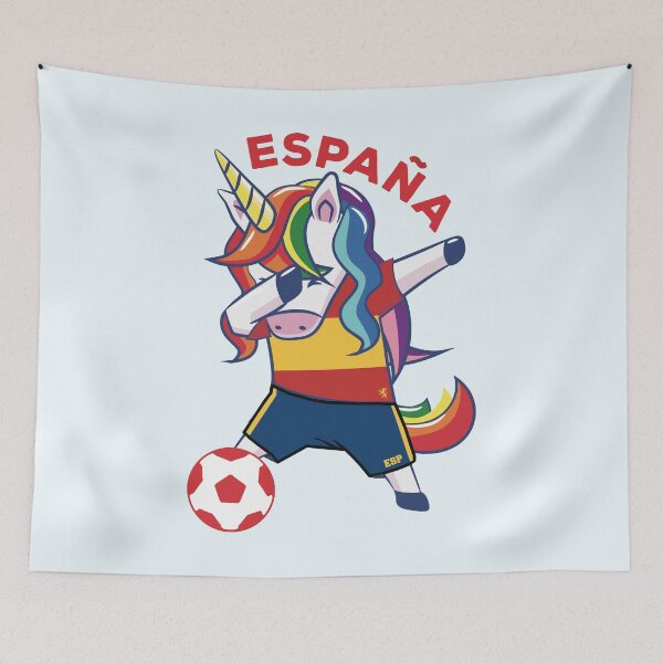 Item preview, Dabbing Soccer Unicorn Team Spain designed and sold by Numero14.