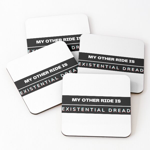 Item preview, Existential Dread Bumper Sticker designed and sold by Pinky Designs.