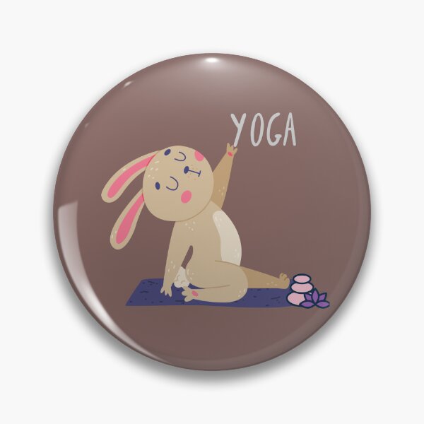 Item preview, Bunny rabbit Yoga design for bunny, rabbit or animal lovers and yoga lovers in your life.  designed and sold by tranquilbeach.