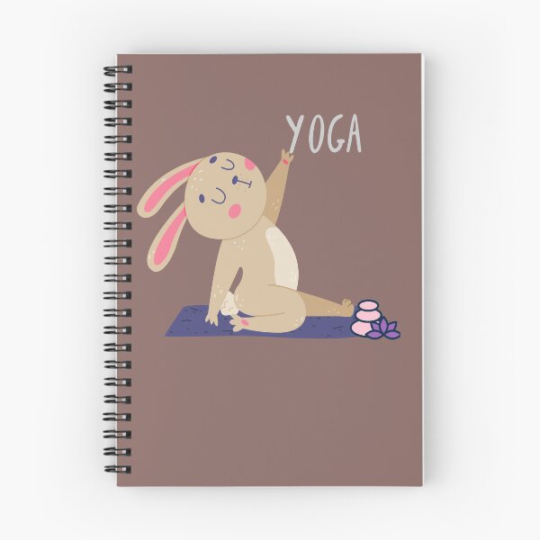Item preview, Bunny rabbit Yoga design for bunny, rabbit or animal lovers and yoga lovers in your life.  designed and sold by tranquilbeach.