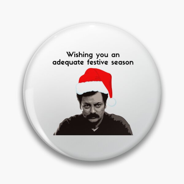 Aperçu de l'œuvre Ron Swanson Noël | Parcs + Loisirs créée et vendue par itsallchristmas.