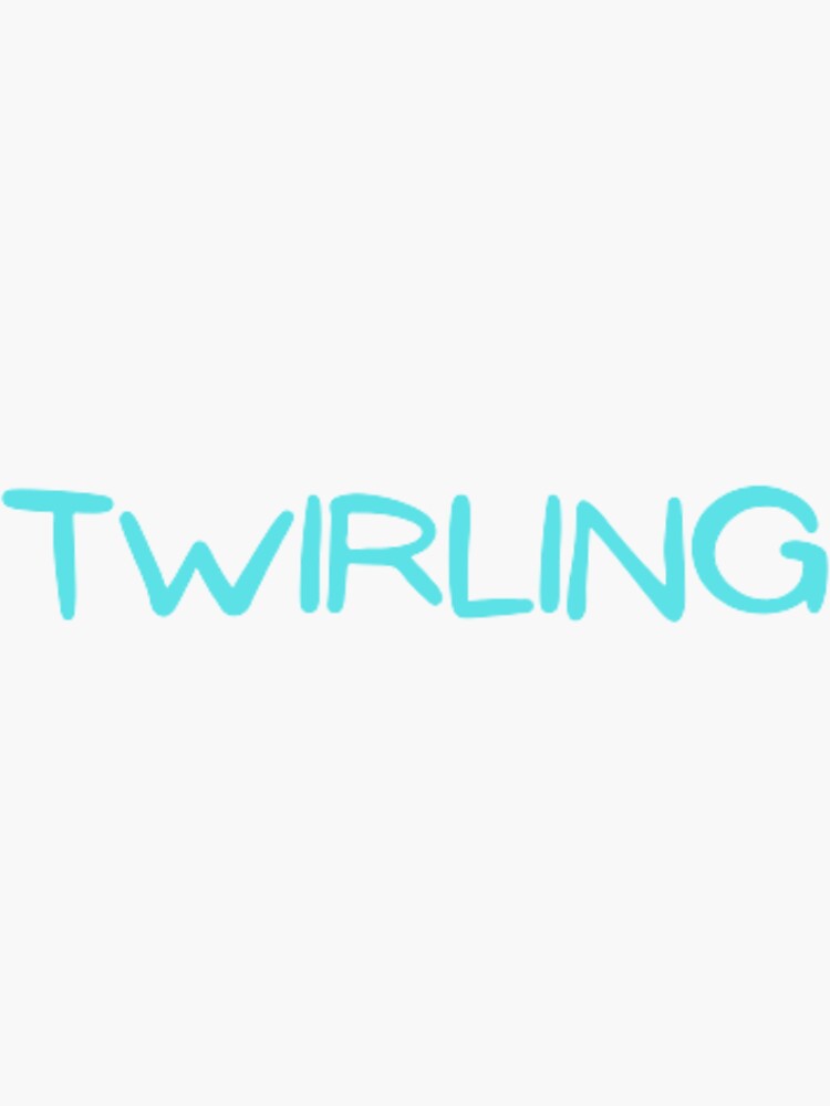 "Twirling stick" Sticker for Sale by orely14 Redbubble