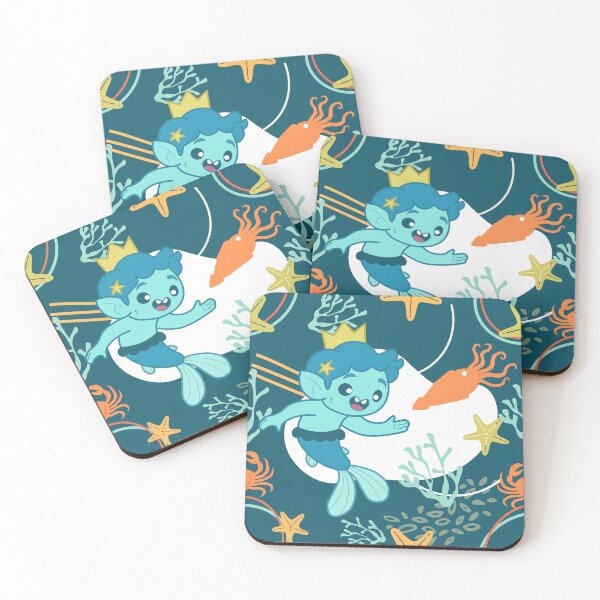Item preview, The Blue Little Merboy - Dark Background designed and sold by Moeno-Roeso.