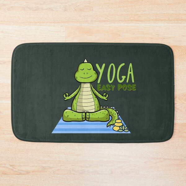 Item preview, Alligator Yoga Easy Pose Design for the Animal lovers and yoga lovers you know designed and sold by tranquilbeach.
