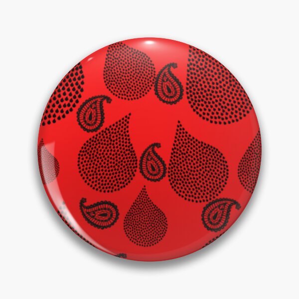 Item preview, RED & BLACK TEARDROP designed and sold by amalgamateyou.