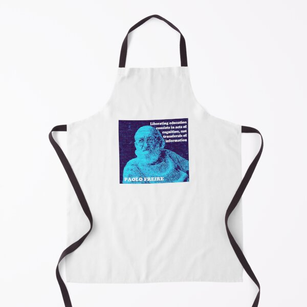 Item preview, Paolo Freire Pedagogy of the Oppressed Quote on Liberating Education Blue designed and sold by Tony Cisse.