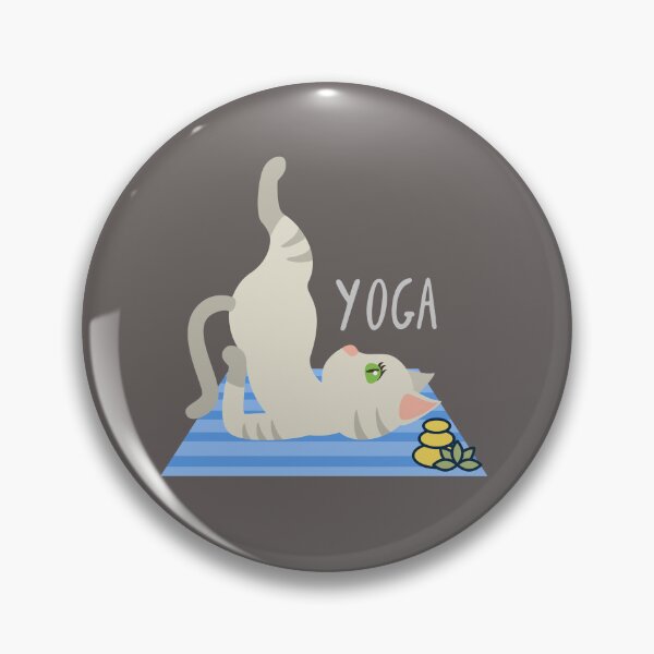 Item preview, Yoga Shoulder Stand Cat Yoga Pose for the cat lovers and yoga lovers you know designed and sold by tranquilbeach.