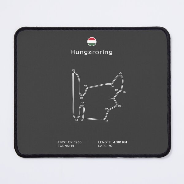 Item preview, Hungary GP Hungaroring Circuit Formula 1 designed and sold by F1videocontent.