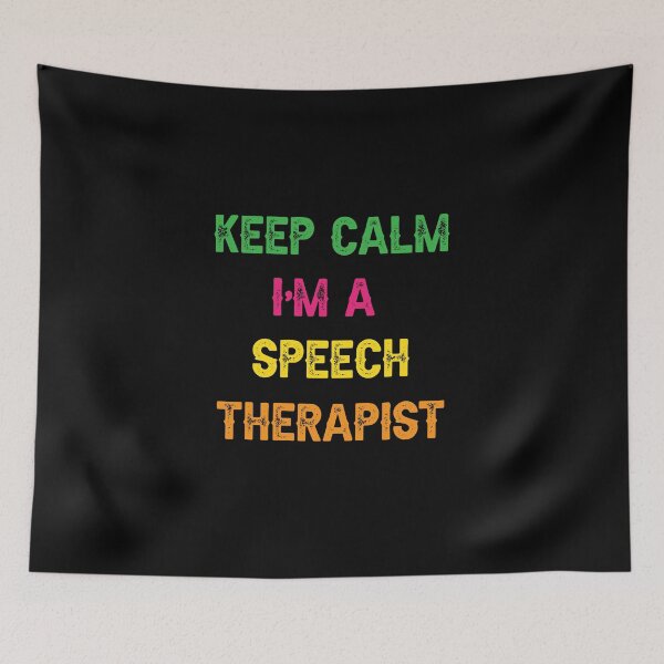 Item preview, Mantenga la calma, soy un terapeuta del habla designed and sold by THEONEE.