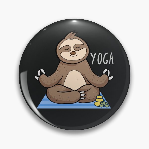 Item preview, Slough Easy Yoga Pose Design for wild animal lovers and yoga lovers you know. designed and sold by tranquilbeach.