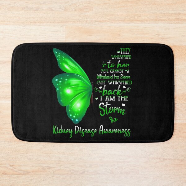 Item preview, She Whispered Back I Am The Storm Kidney Disease Awareness Butterfly designed and sold by frechettee.