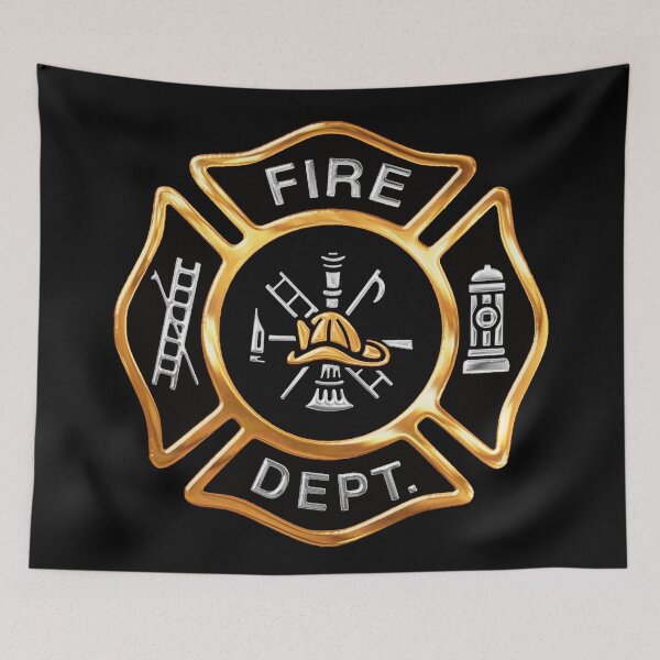 Item preview, Fire Department Gold Badge designed and sold by Jerry Lambert.
