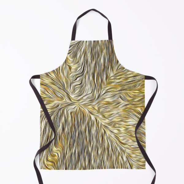 Item preview, Gold Botanical Stripes designed and sold by fatenanwar.