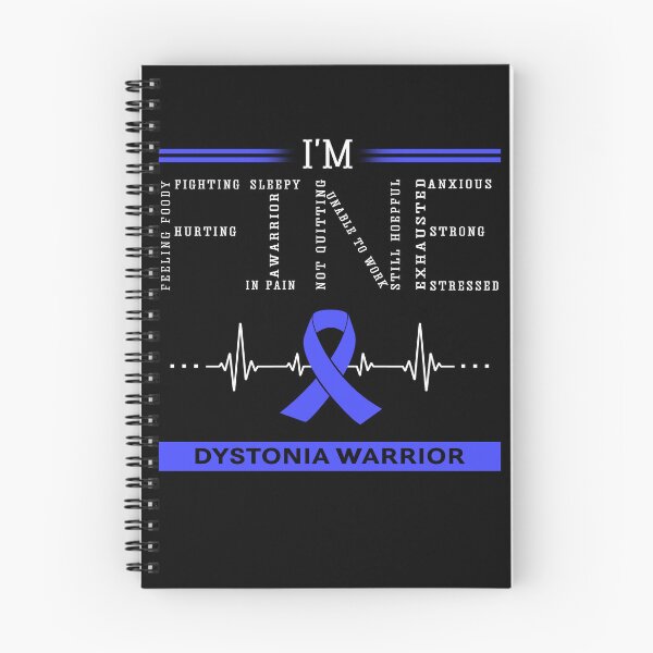 Item preview, I'm Fine Dystonia Warrior Support Dystonia Awareness Gifts designed and sold by rechardtee.