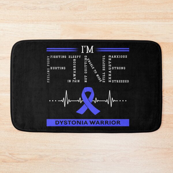 Item preview, I'm Fine Dystonia Warrior Support Dystonia Awareness Gifts designed and sold by rechardtee.