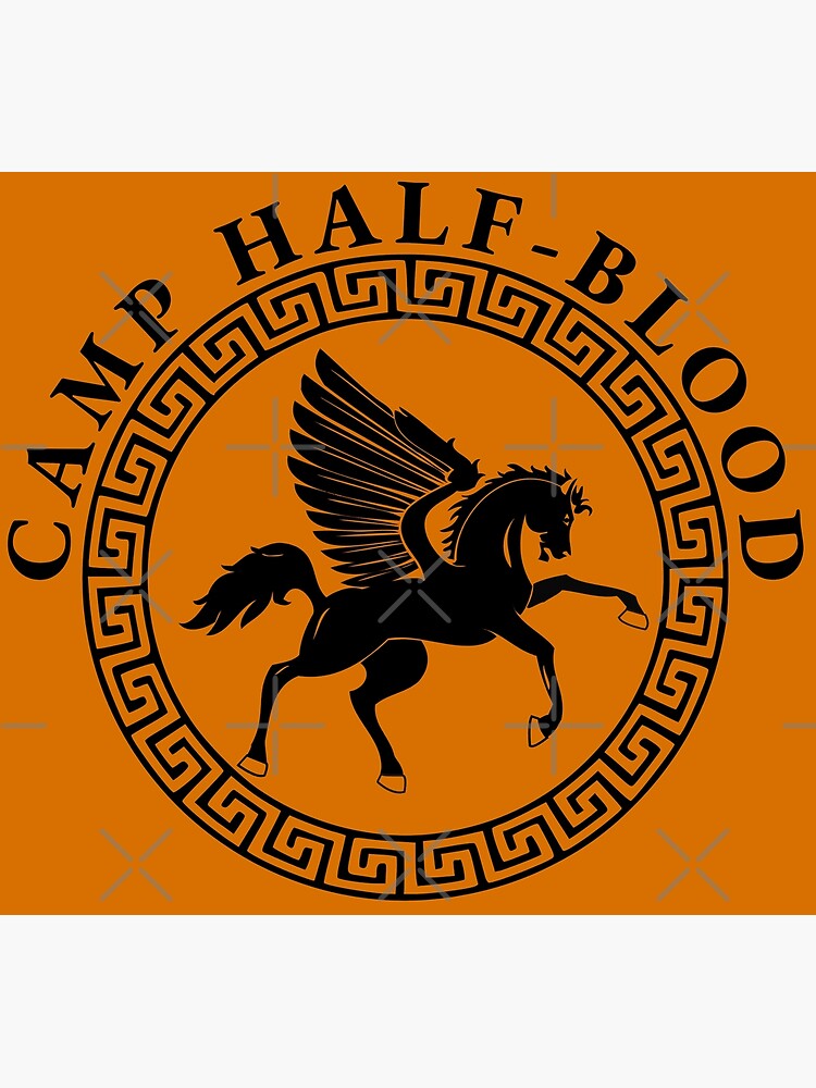 "Camp halfblood series accurate orange color percy jackson " Poster