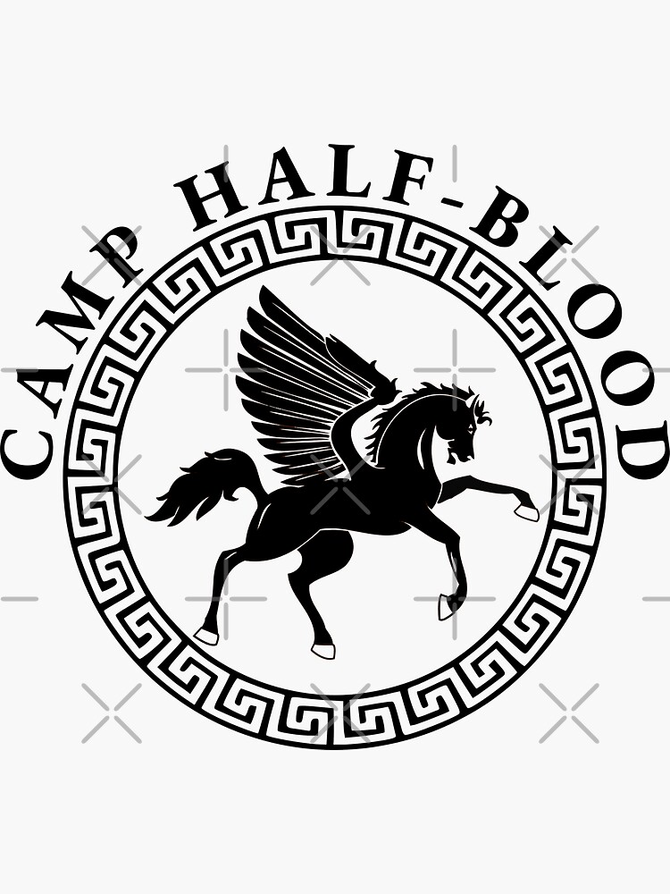 Camp Half-Blood Pegasus logo, Percy Jackson-inspired Fan Art Vinyl Car