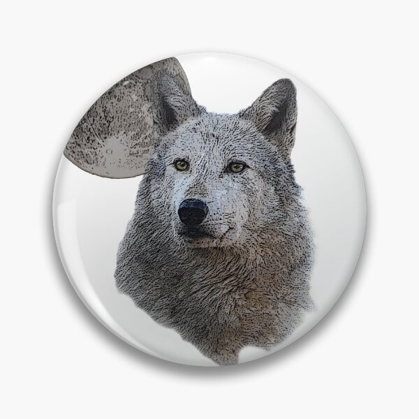 Item preview, Gray wolf designed and sold by Declan Carr.