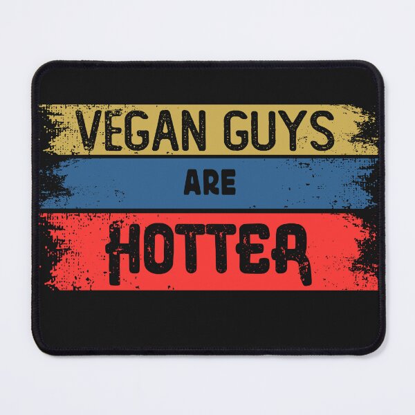 Item preview, VEGAN GUYS ARE HOTTER designed and sold by Lazza-Tracks.