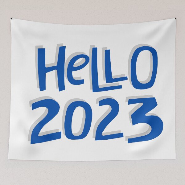 Item preview, Hello 2023!! designed and sold by BrainChaos.