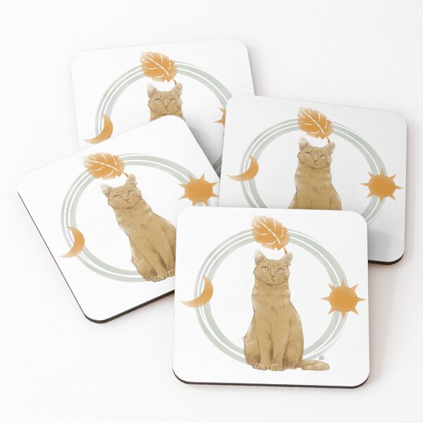 Item preview, Cat, Moon, Leaf, Sun designed and sold by AdamPLC-Art.