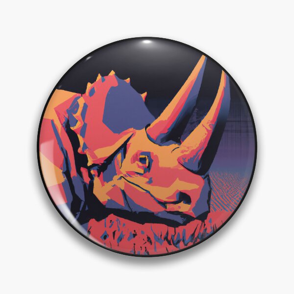 Artikelvorschau, Triceratops, der freudig schaut entworfen und verkauft von AbsoluteA.