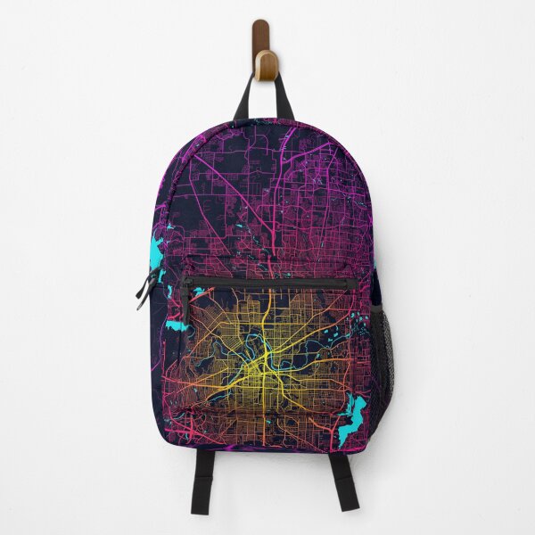 Item preview, Fort Worth City Map of Texas, USA - Neon designed and sold by deMAP.