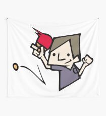Tischtennisspieler Wandbehang