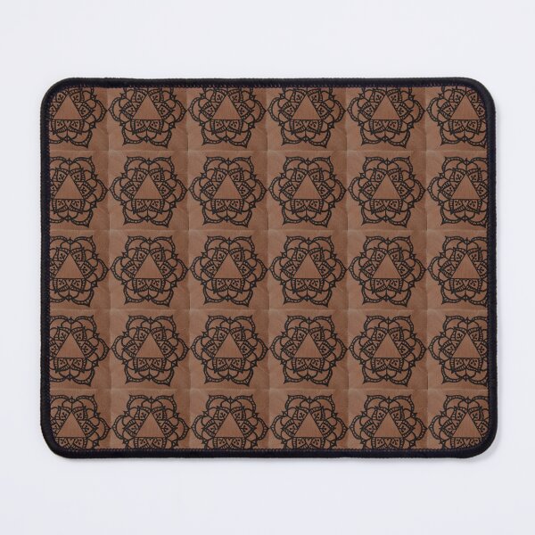 Item preview, LOVE WHERE YOU LIVE MANDALA ~ SACRED GEOMETRY FOR THE SOUL~ BROWN designed and sold by Ann Chatfield.