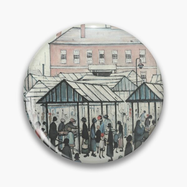 Item preview, Market Scene, Northern Town, 1939 by L S Lowry designed and sold by buzztop.