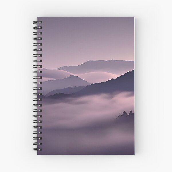 Item preview, Fog Over the Mountain in Purple Colors designed and sold by Evolvity.