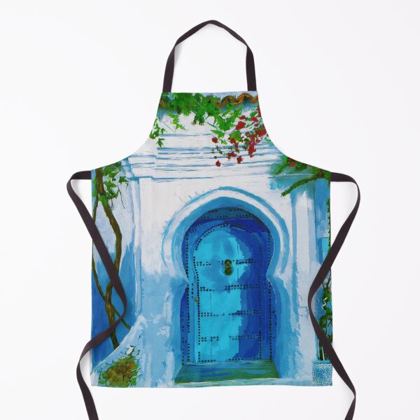 Item preview, Stunning Blue Door in Chefchaouen designed and sold by rogerstrawberry.